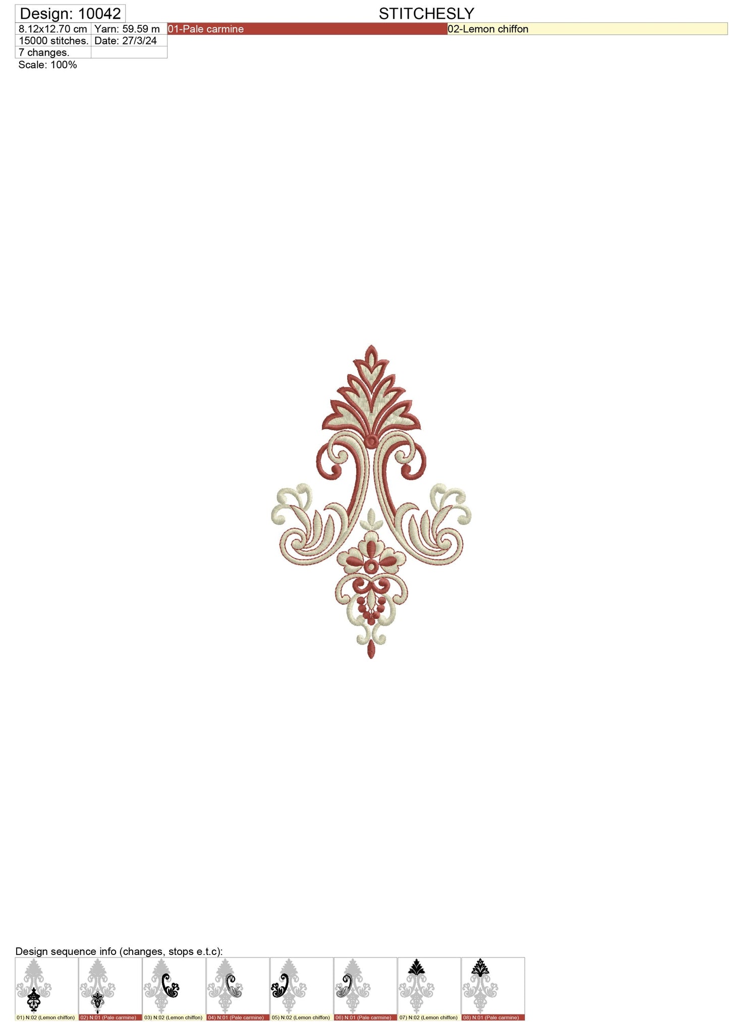 Modern Embroidery Design for Hoop ā PES, DST, VP3, HUS | Instant Download Machine Stitch File - 10042