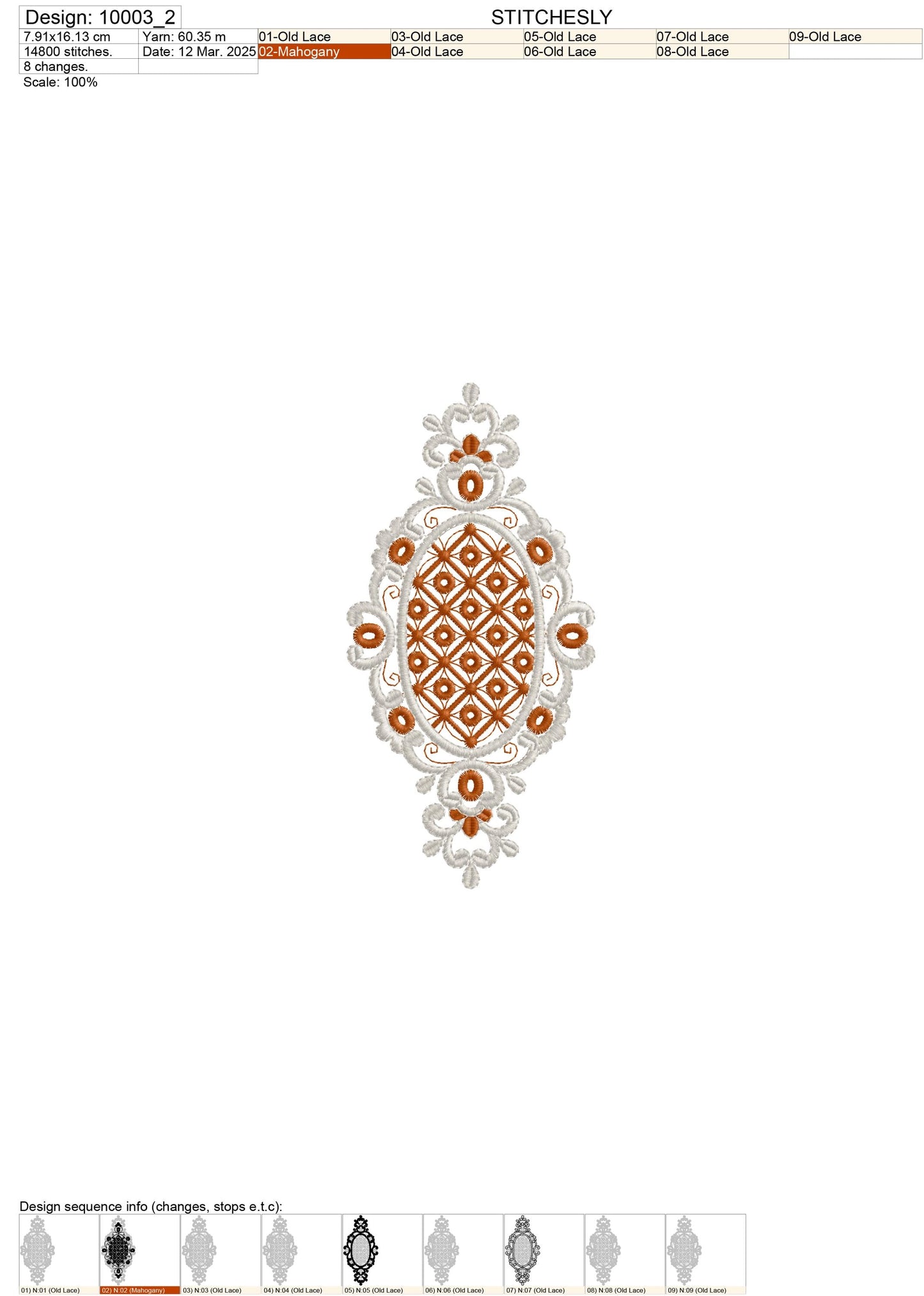 Modern Embroidery Design for Hoop ā PES, DST, VP3, HUS | Instant Download Machine Stitch File - 10003