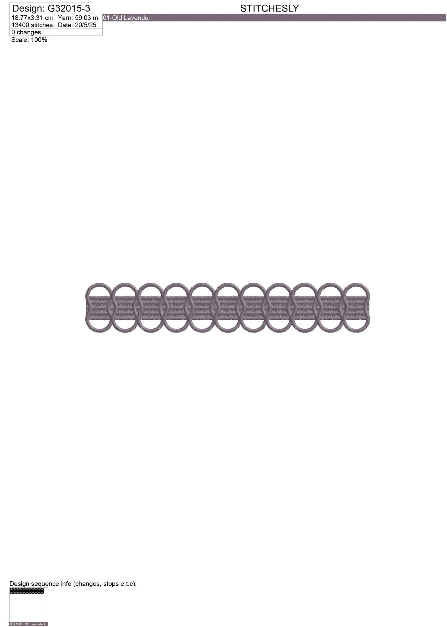 Modern Embroidery Design for Hoop ā PES, DST, VP3, HUS | Instant Download Machine Stitch File - G32015
