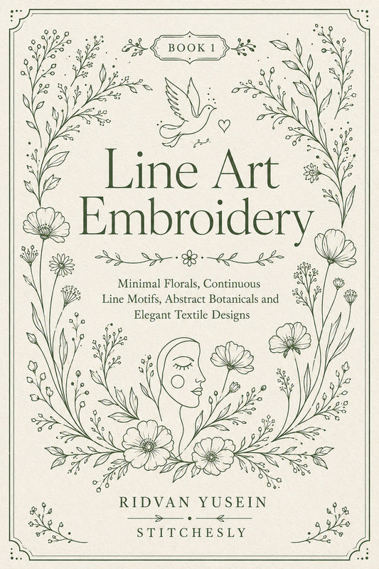 Line Art Embroidery 1 Book 04 from Line Art Embroidery Book 1, a digital embroidery design reference for machine embroidery designs, embroidery patterns and embroidery design reference.