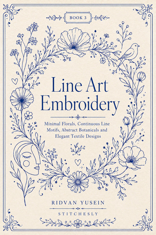 Line Art Embroidery 3 Book 02 from Line Art Embroidery Book 3, a digital embroidery design reference for machine embroidery designs, embroidery patterns and embroidery design reference.