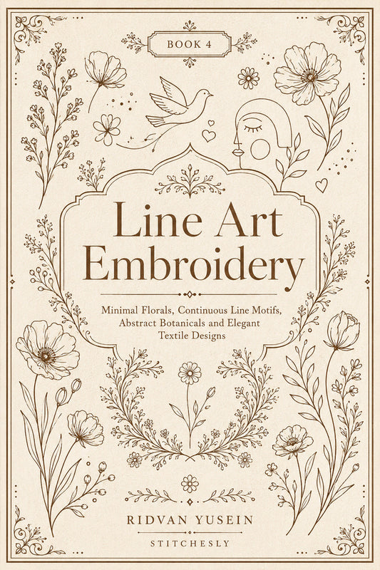 Line Art Embroidery 4 Book 02 from Line Art Embroidery Book 4, a digital embroidery design reference for machine embroidery designs, embroidery patterns and embroidery design reference.
