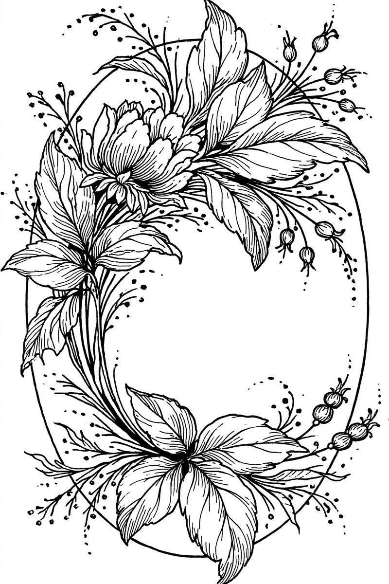 Oversized Monogram Frame Jumbo Embroidery from Jumbo - Large Scale Designs Book 2, a digital embroidery design reference for machine embroidery designs, embroidery patterns and frames and monogram spaces.
