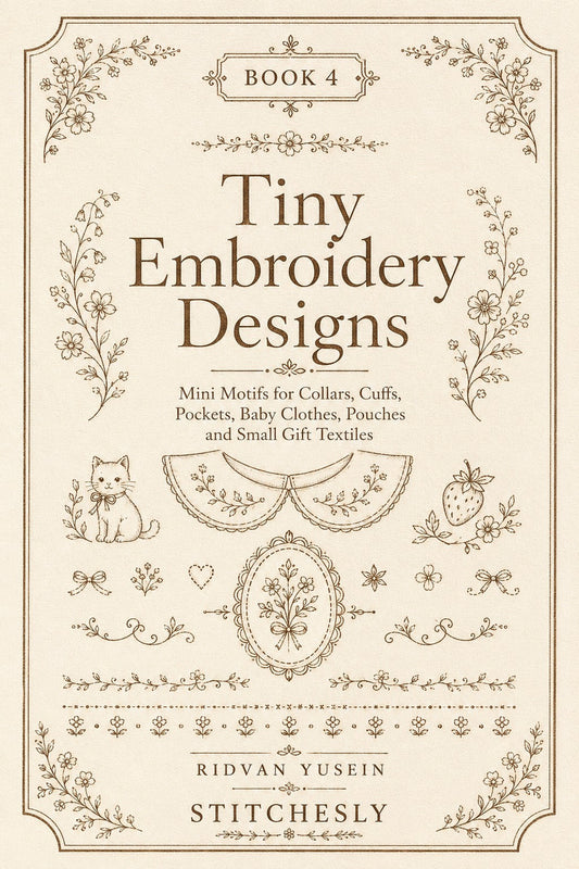Tiny Embroidery Designs Book 36 Product Book 4 digital PDF embroidery design book - main cover / hero image 3