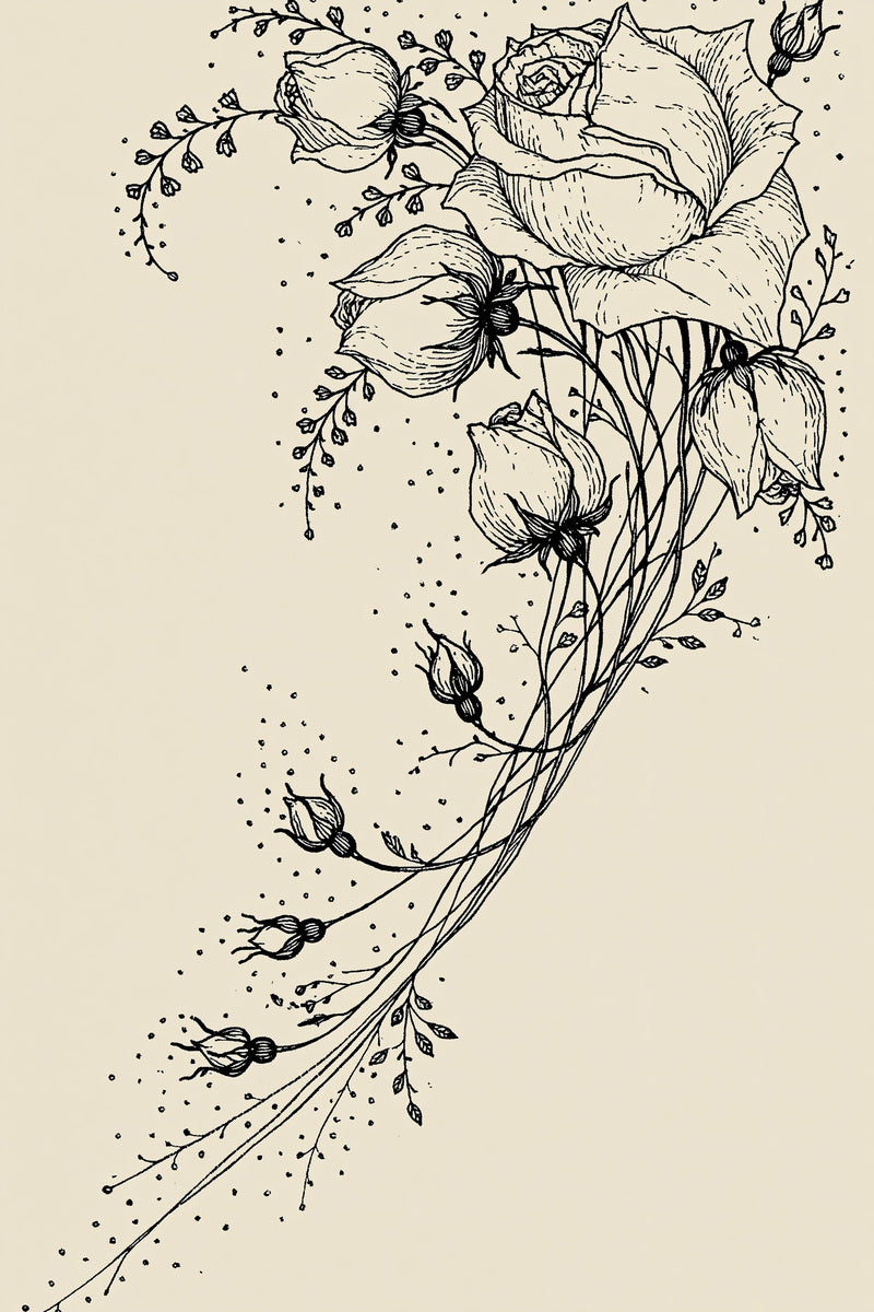Wedding Handkerchief Floral Corner French from French Embroidery & La Broderie Blanche Book 6, a digital embroidery design reference for machine embroidery designs, embroidery patterns and corner embroidery.