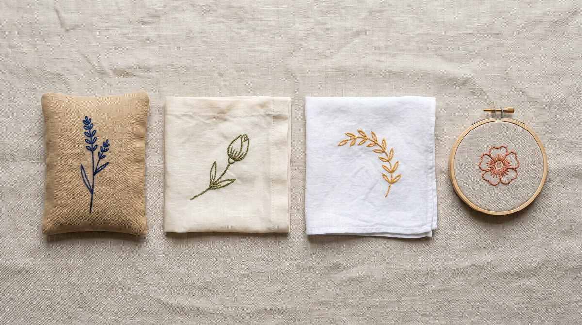 Single Botanical Motifs for Small Projects and Quiet Details