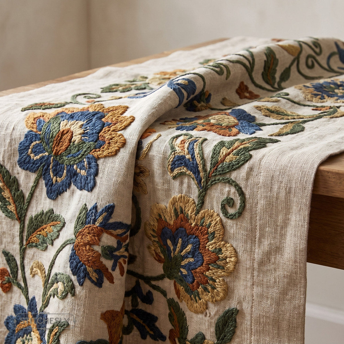 Jumbo / Large Scale Designs machine embroidery collection cover with stitched design examples