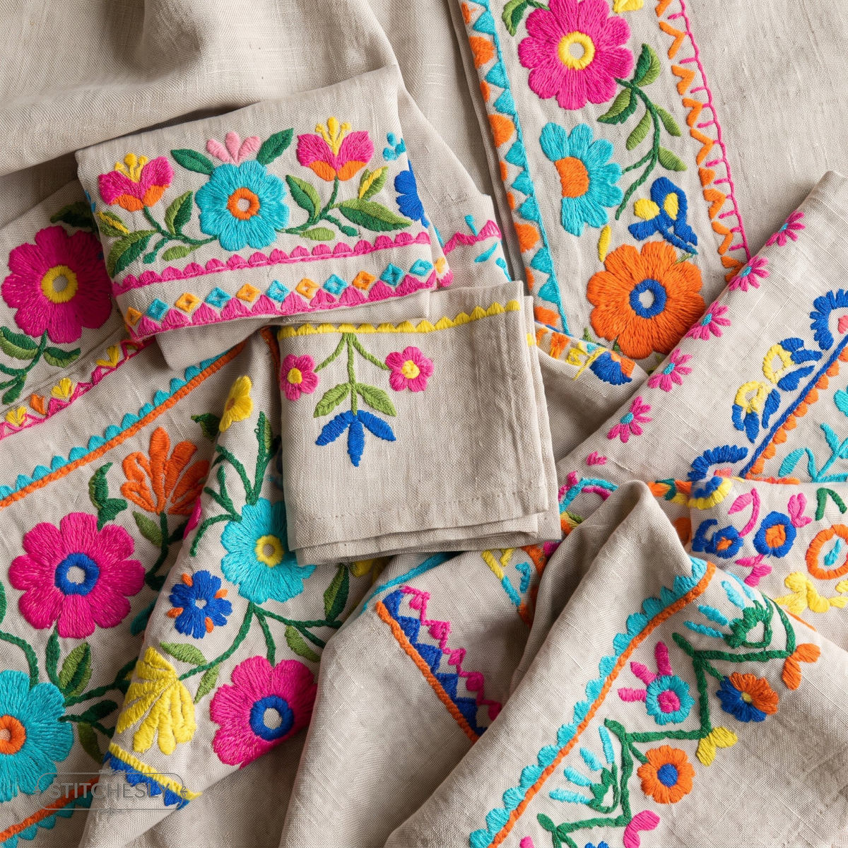 Color Pop Embroidery machine embroidery collection cover with stitched design examples