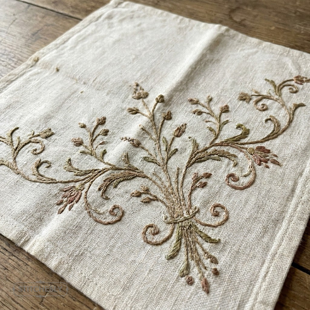 Victorian Sprouts machine embroidery collection cover with stitched design examples
