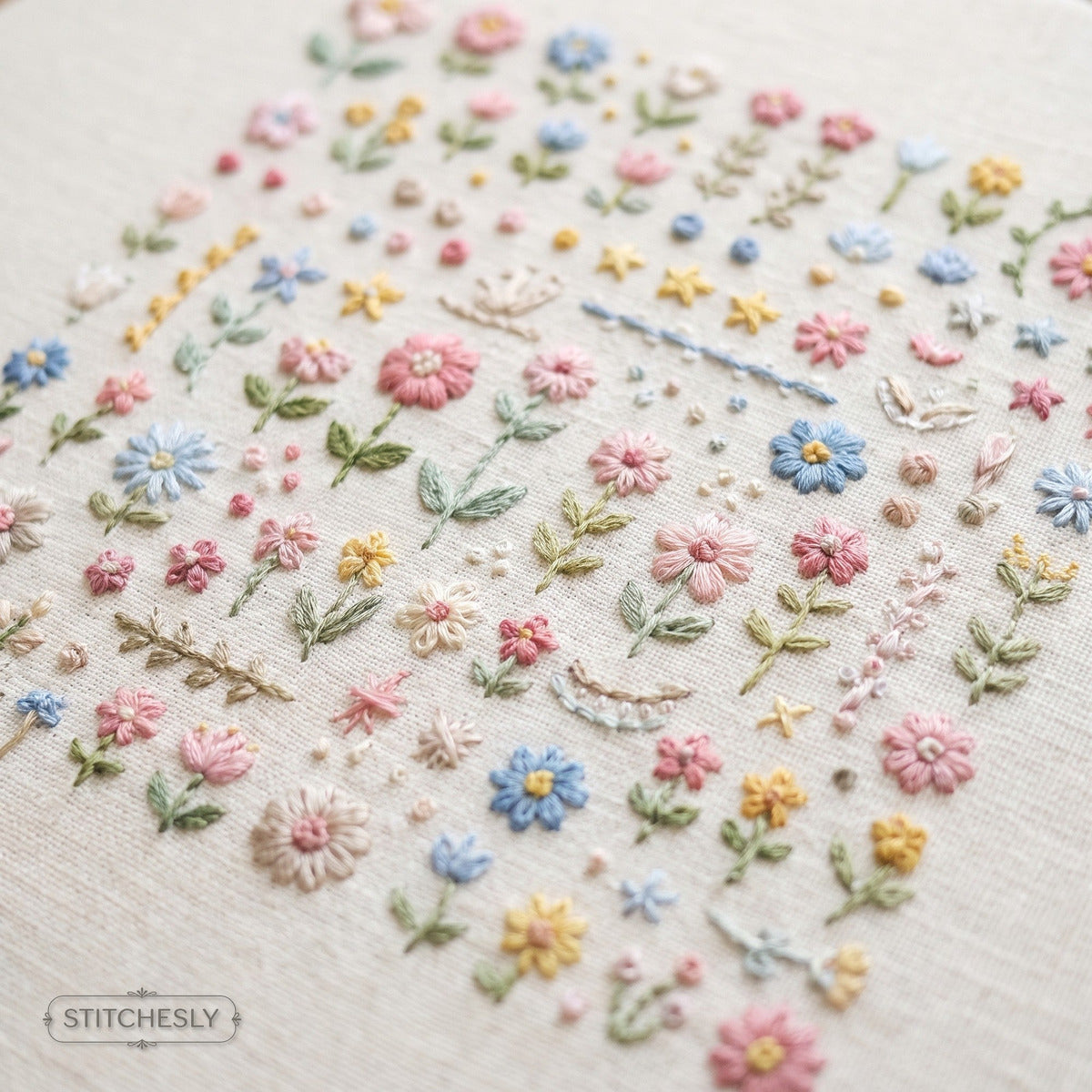 Tiny Embroidery Designs machine embroidery collection cover with stitched design examples