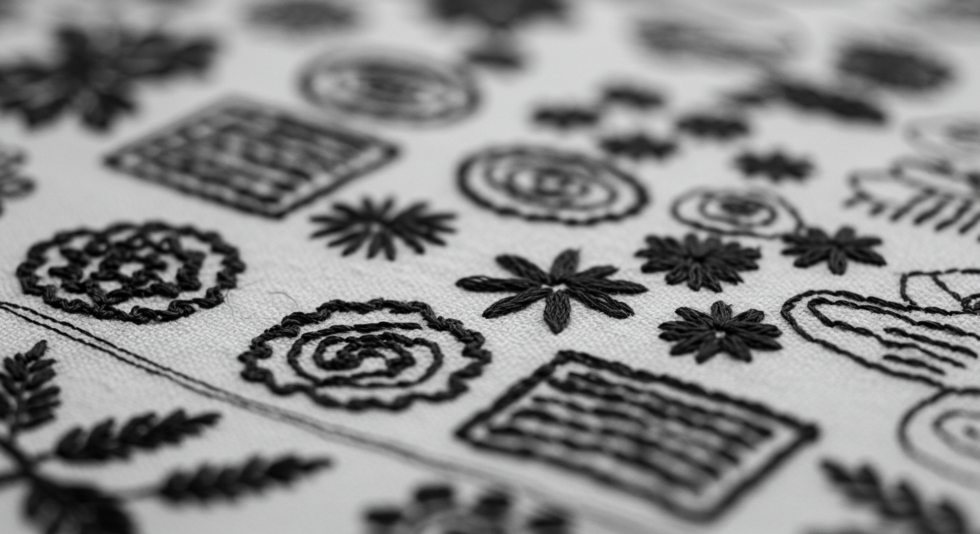 Single Color Embroidery