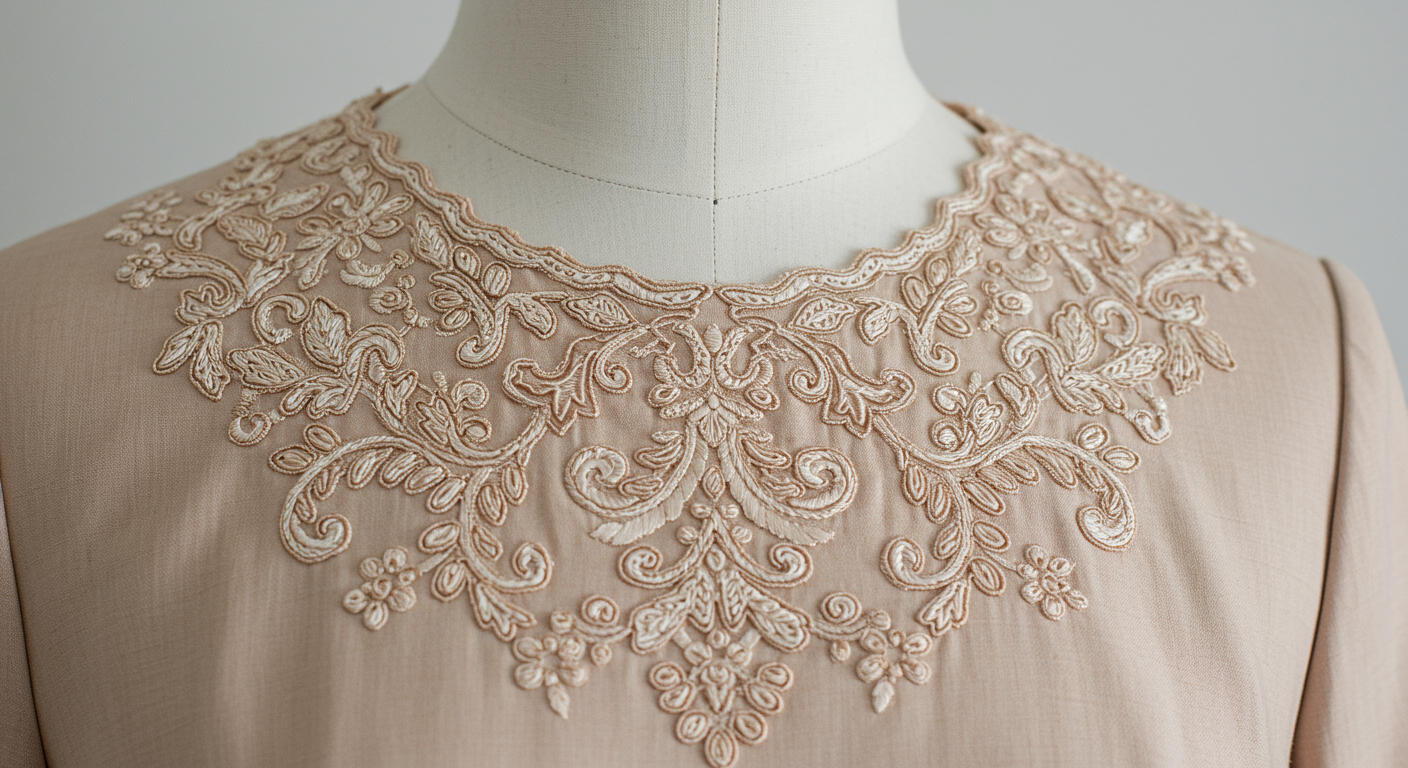 Neckline Embroidery Designs