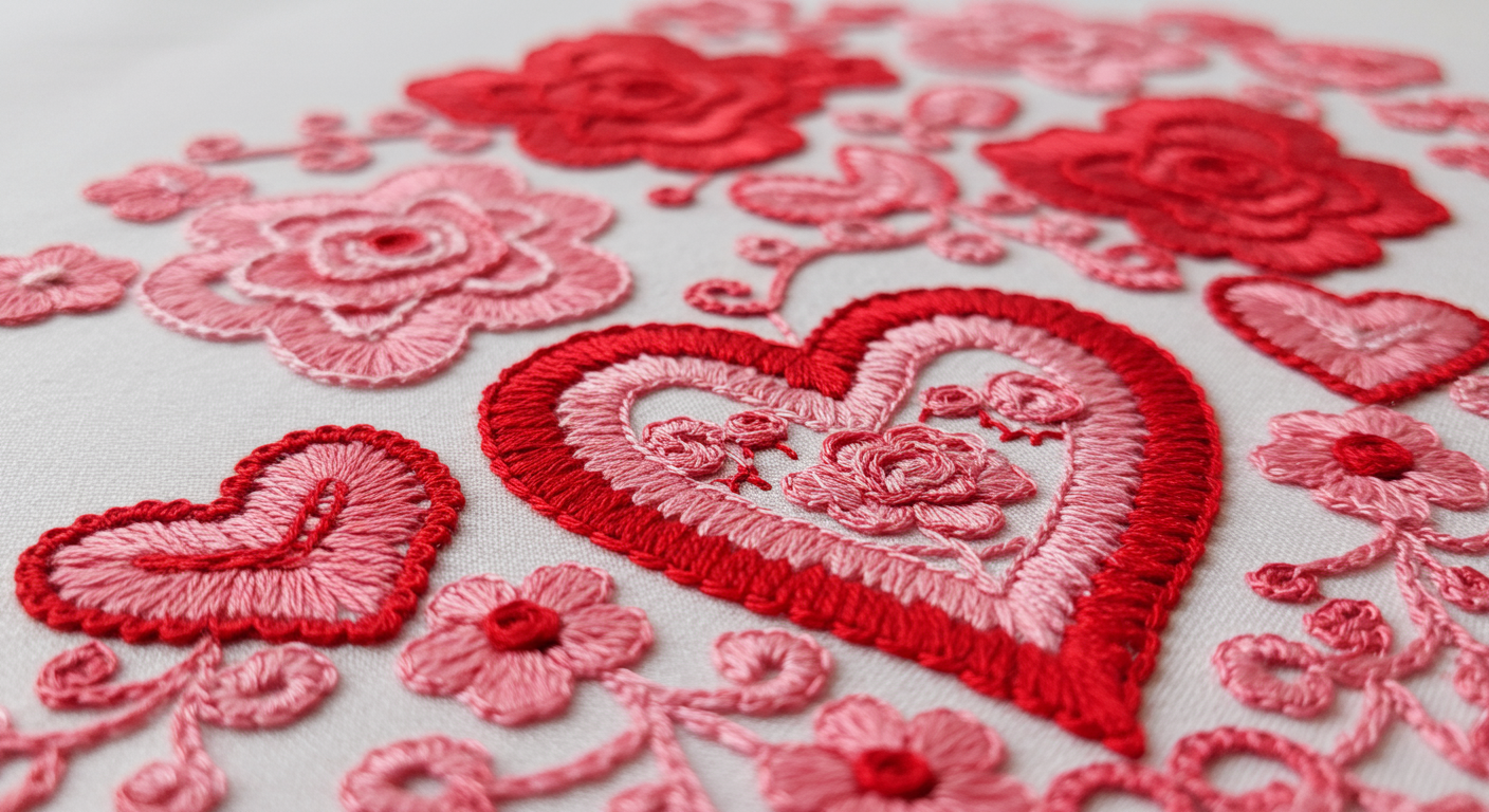 Valentine's Day Embroidery