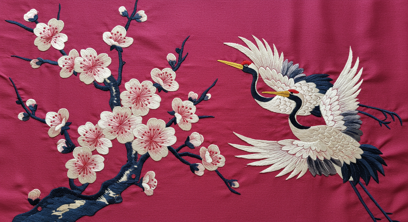 Oriental / Asian Inspired Embroidery
