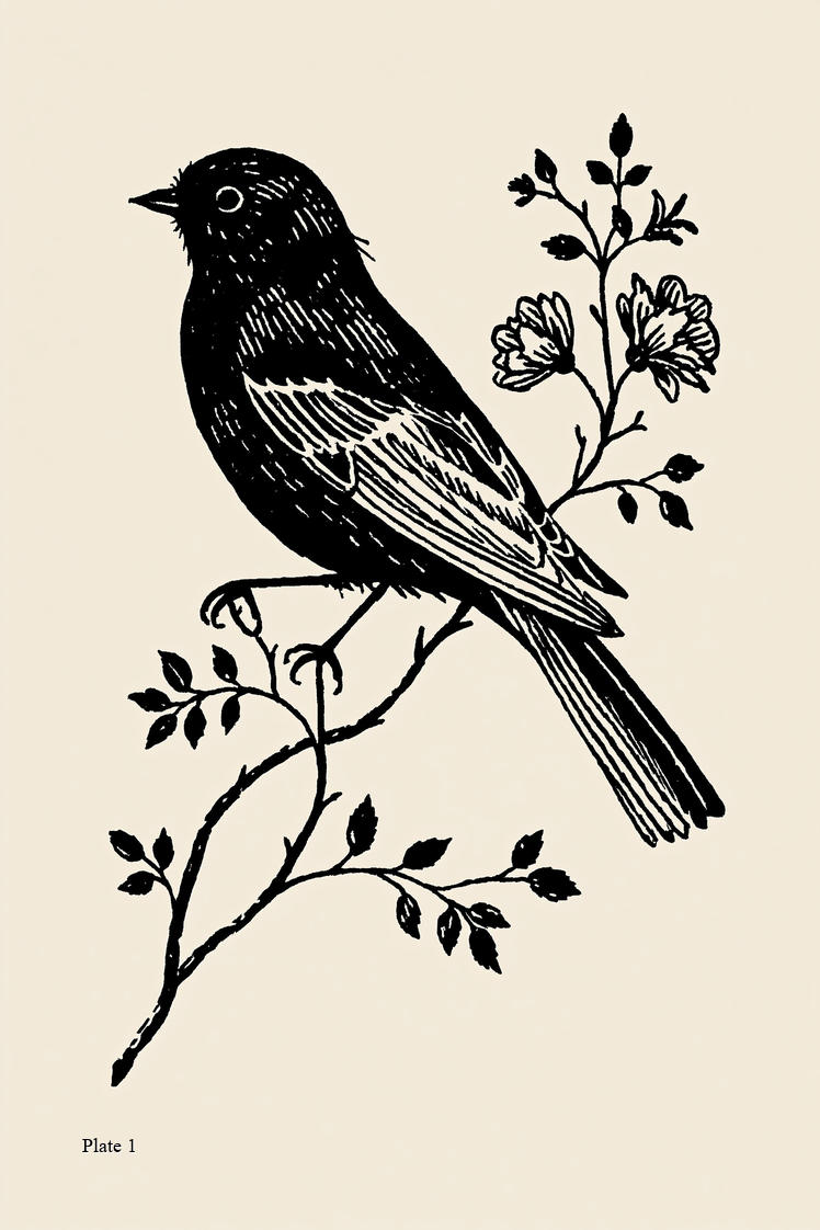 Vogel-Stickerei - Buch 1 | Digitales PDF-Stickdesign-Buch