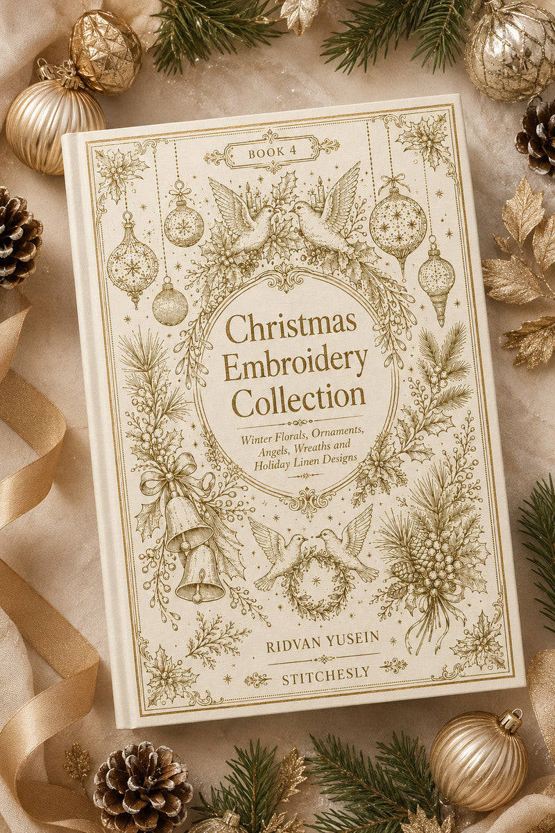 Christmas Embroidery Collection 4 Book from Christmas Embroidery Collection Book 4, a digital embroidery design reference for machine embroidery designs, embroidery patterns and seasonal embroidery motifs.
