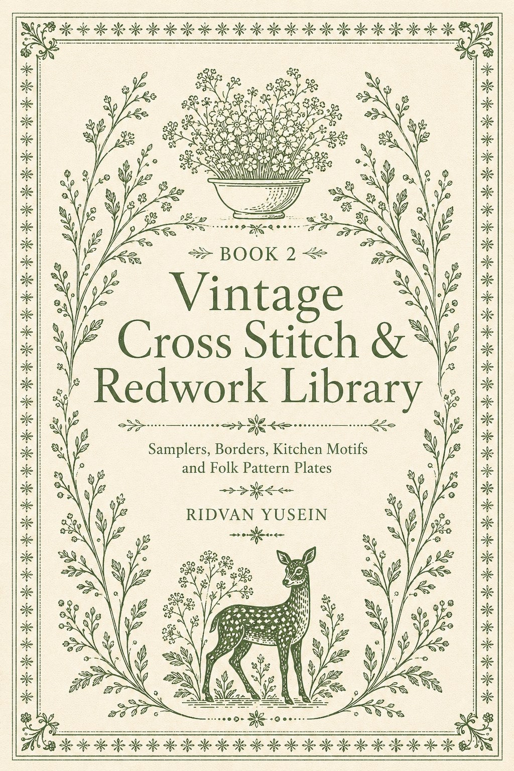 Digital PDF embroidery design bundle cover preview for Monochrome Stitch Language Bundle 2, featuring curated embroidery patterns, motif library references and textile design… - preview 6