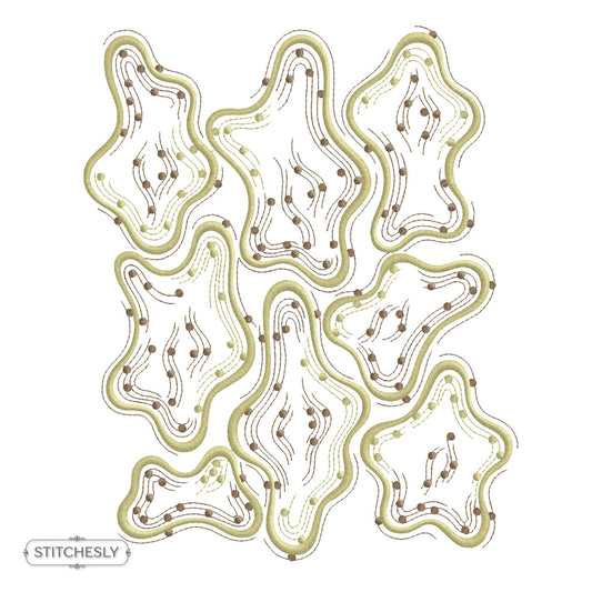 Modular Lace Tile Set machine embroidery design preview