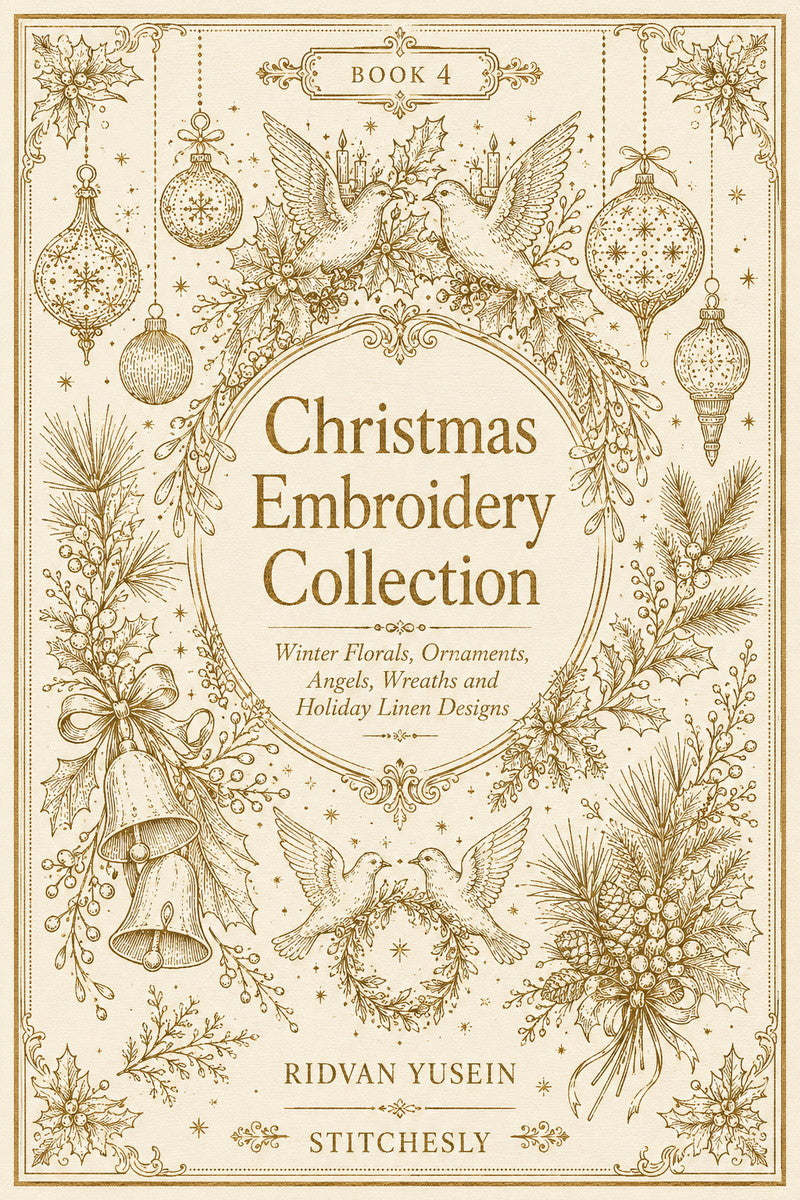 Christmas Embroidery Collection 4 Book 03 from Christmas Embroidery Collection Book 4, a digital embroidery design reference for machine embroidery designs, embroidery patterns and seasonal embroidery motifs.