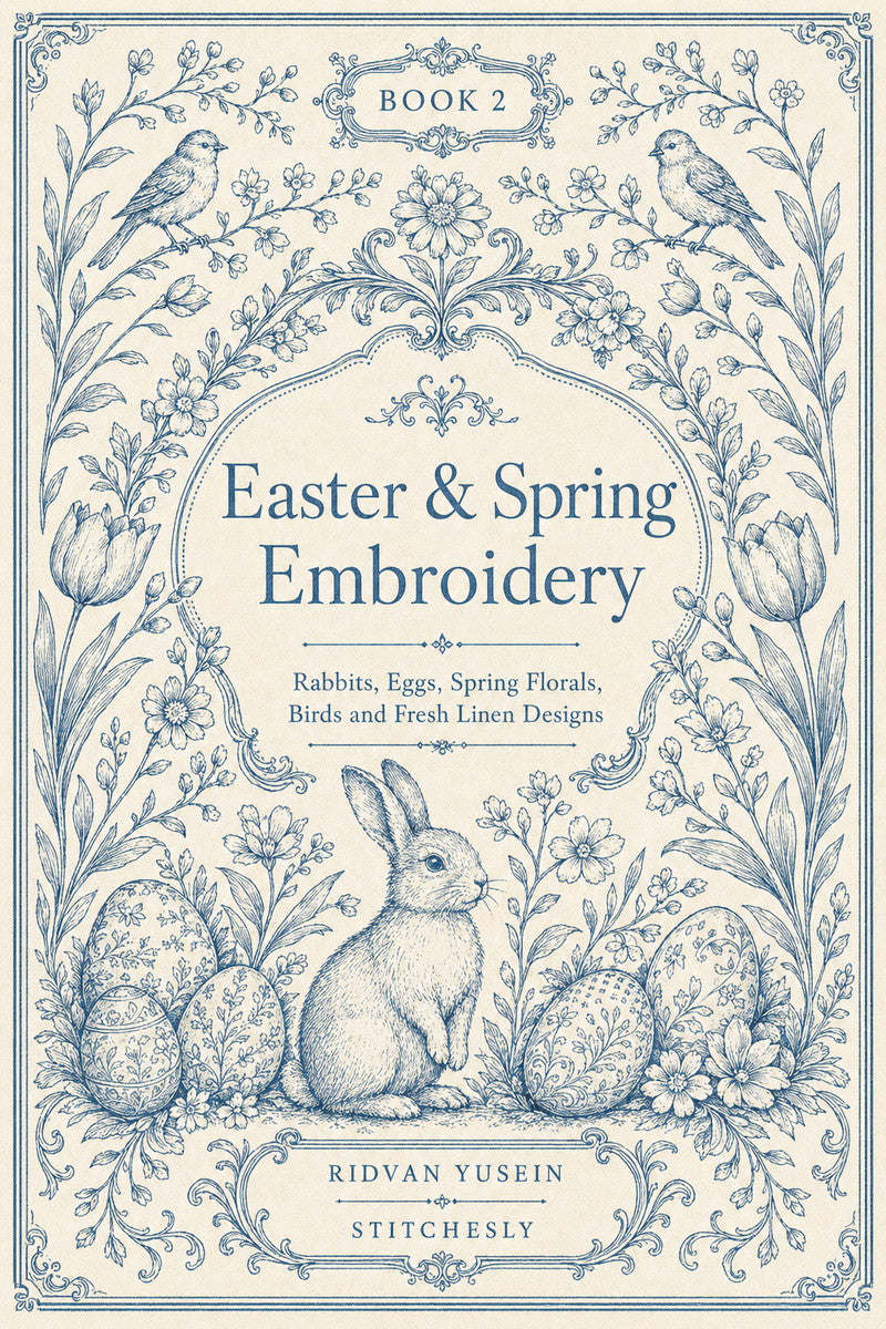Easter And Spring Embroidery 2 Book from Easter & Spring Embroidery Book 2, a digital embroidery design reference for machine embroidery designs, embroidery patterns and seasonal embroidery motifs.
