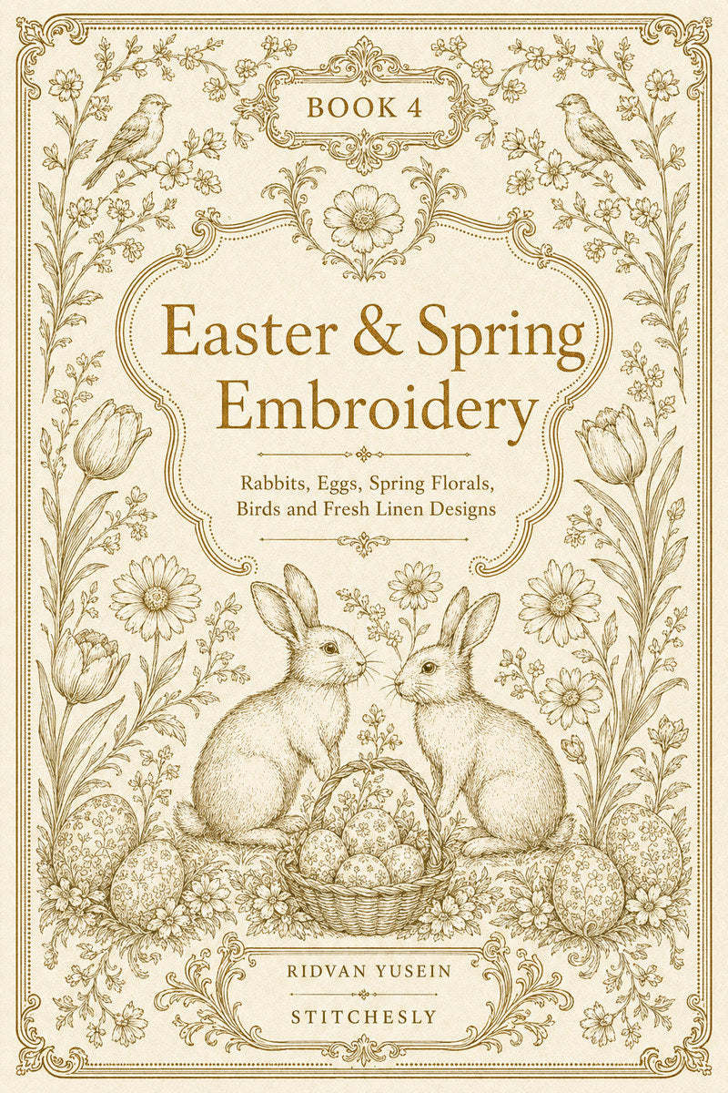 Easter And Spring Embroidery 4 Book from Easter & Spring Embroidery Book 4, a digital embroidery design reference for machine embroidery designs, embroidery patterns and seasonal embroidery motifs.
