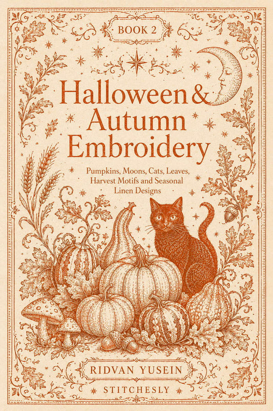 Halloween And Autumn Embroidery 2 Book 03 from Halloween & Autumn Embroidery Book 2, a digital embroidery design reference for machine embroidery designs, embroidery patterns and seasonal embroidery motifs.