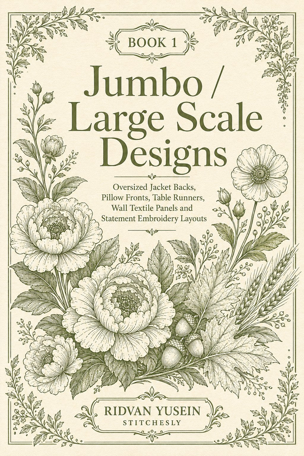 Digital PDF embroidery design bundle cover preview for Home Decor, Scale & Modular Systems Bundle 1, featuring curated embroidery patterns, motif library references and textile… - preview 7
