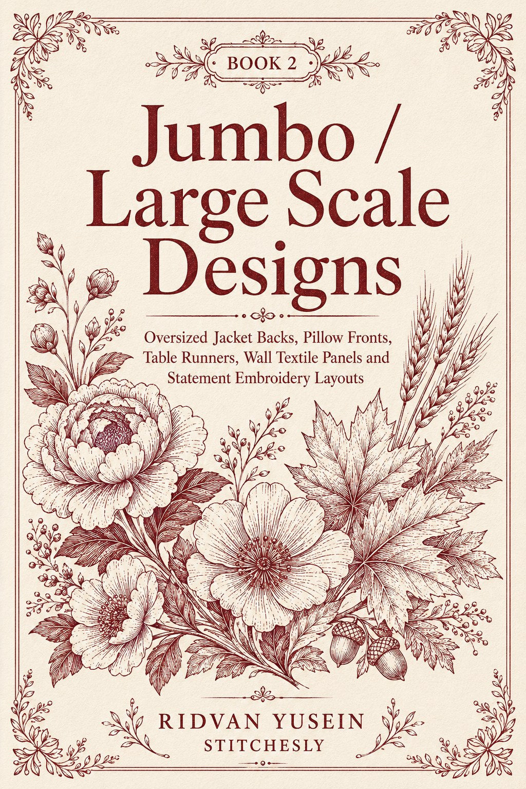 Digital PDF embroidery design bundle cover preview for Home Decor, Scale & Modular Systems Bundle 2, featuring curated embroidery patterns, motif library references and textile… - preview 7