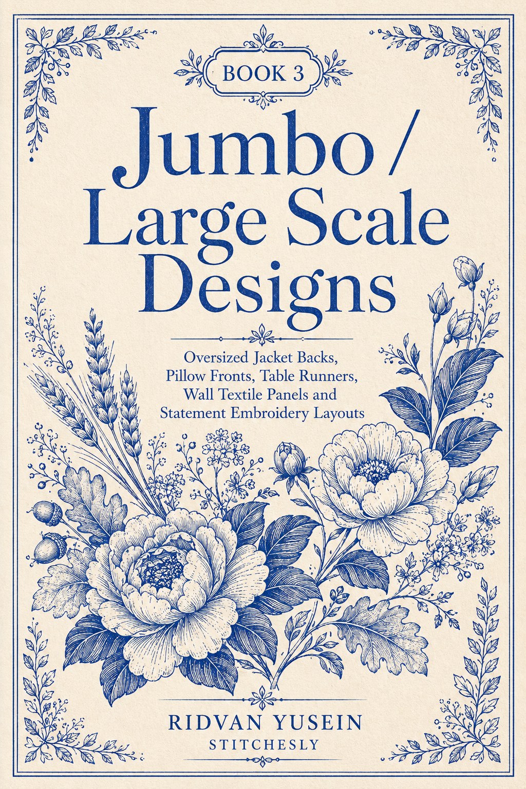 Digital PDF embroidery design bundle cover preview for Home Decor, Scale & Modular Systems Bundle 3, featuring curated embroidery patterns, motif library references and textile… - preview 7