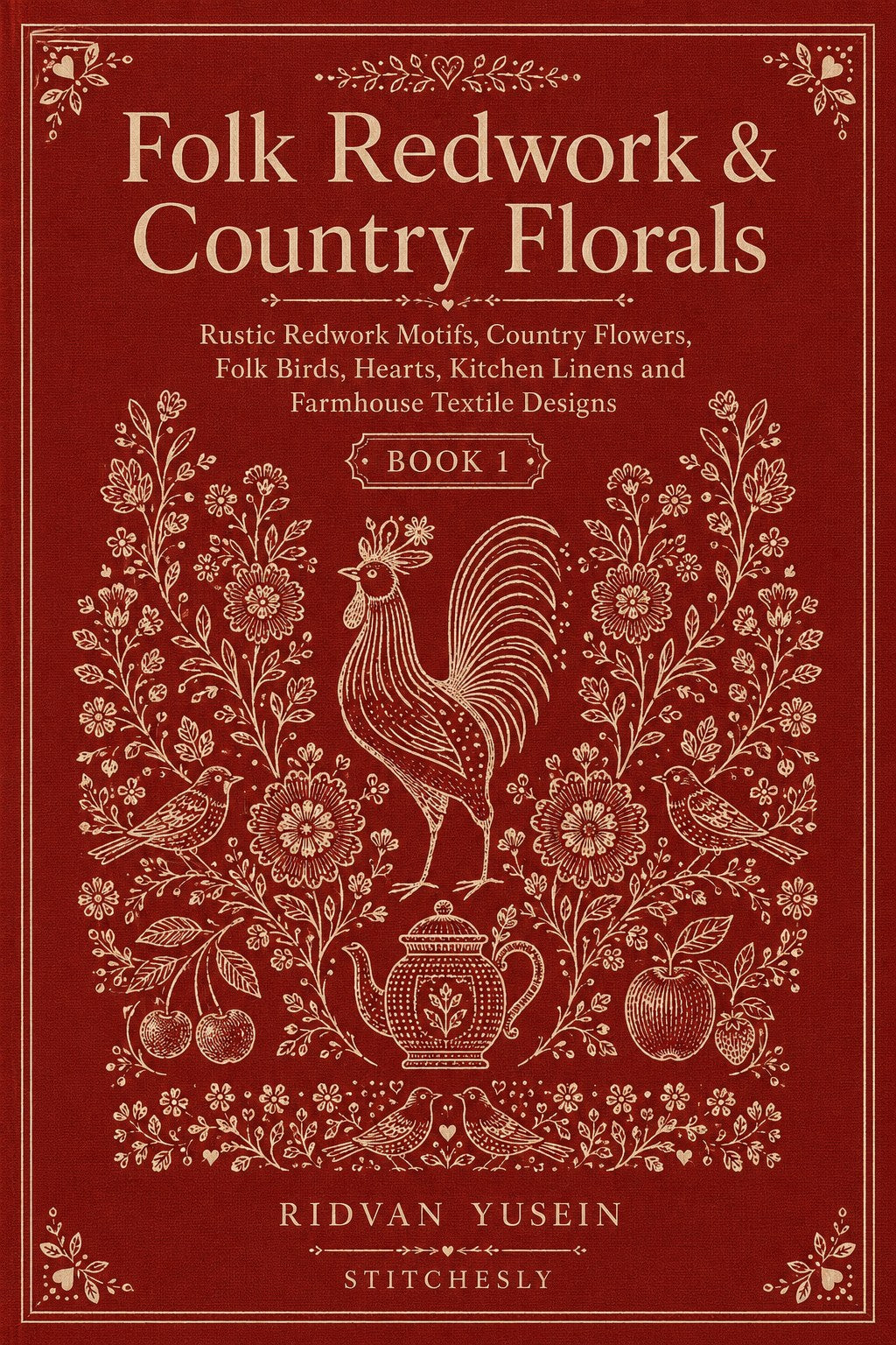Digital PDF embroidery design bundle cover preview for Nature, Country Folk & Global Color Bundle 1, featuring curated embroidery patterns, motif library references and textile… - preview 5