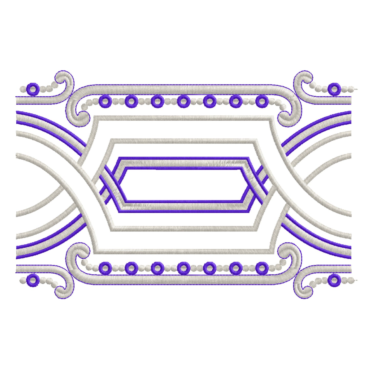 Modern Embroidery Design for Hoop – PES, DST, VP3, HUS | Instant Download Machine Stitch File - 10044