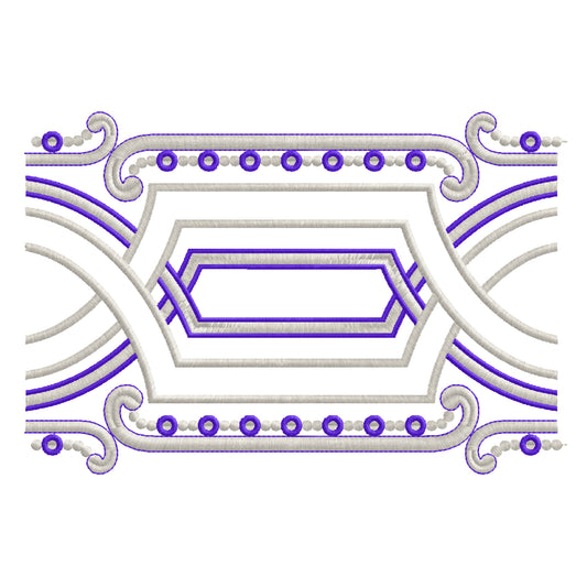 Modern Embroidery Design for Hoop – PES, DST, VP3, HUS | Instant Download Machine Stitch File - 10044