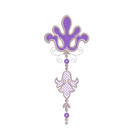 Modern Embroidery Design for Hoop – PES, DST, VP3, HUS | Instant Download Machine Stitch File - 10050