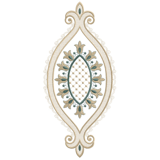 Modern Embroidery Design for Hoop – PES, DST, VP3, HUS | Instant Download Machine Stitch File - 10063