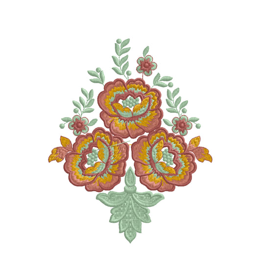 Modern Embroidery Design for Hoop – PES, DST, VP3, HUS | Instant Download Machine Stitch File - 10066