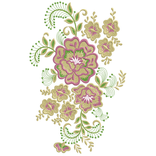 Modern Embroidery Design for Hoop – PES, DST, VP3, HUS | Instant Download Machine Stitch File - 10071