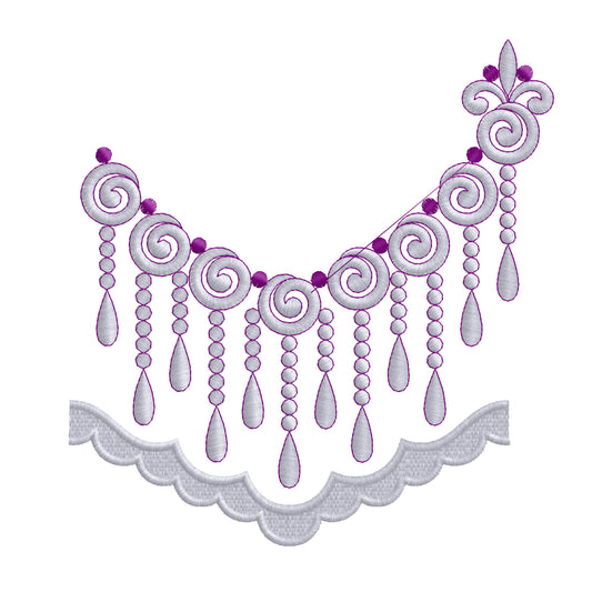 Modern Embroidery Design for Hoop – PES, DST, VP3, HUS | Instant Download Machine Stitch File - 10072