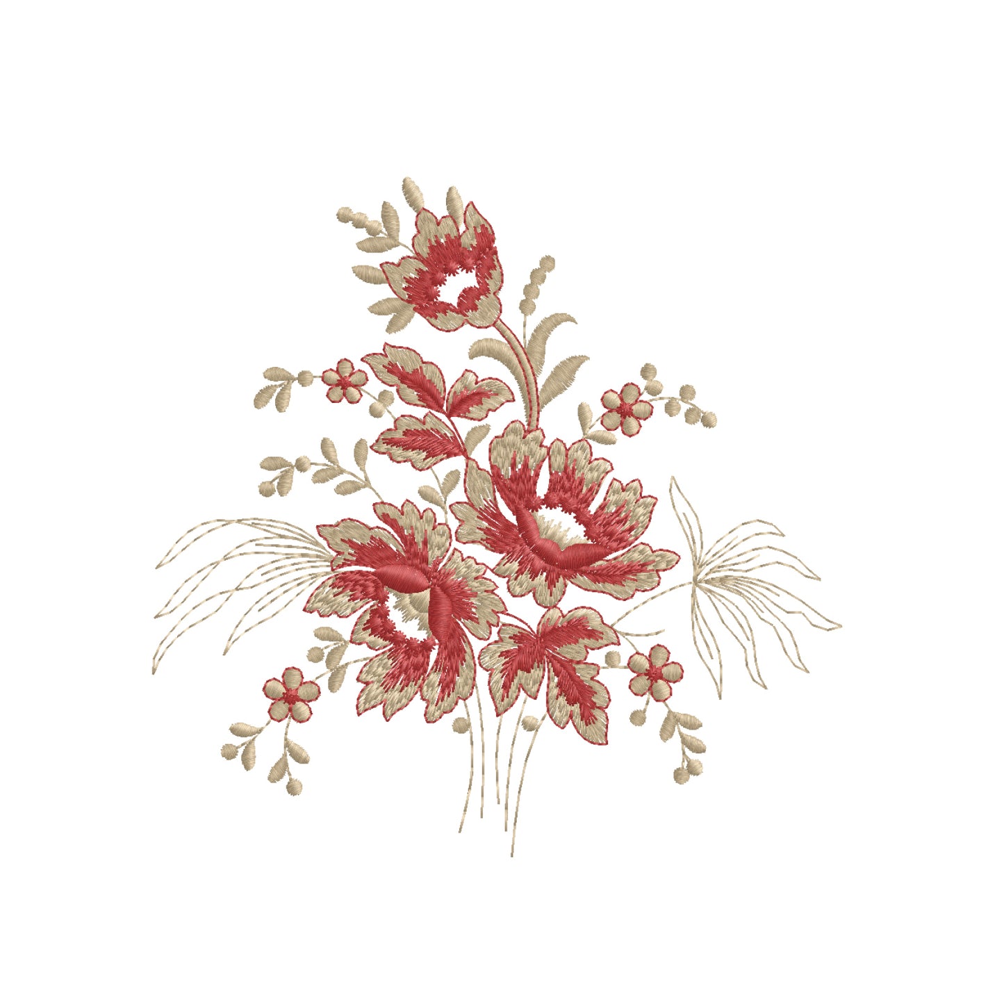 Modern Embroidery Design for Hoop – PES, DST, VP3, HUS | Instant Download Machine Stitch File - 10079