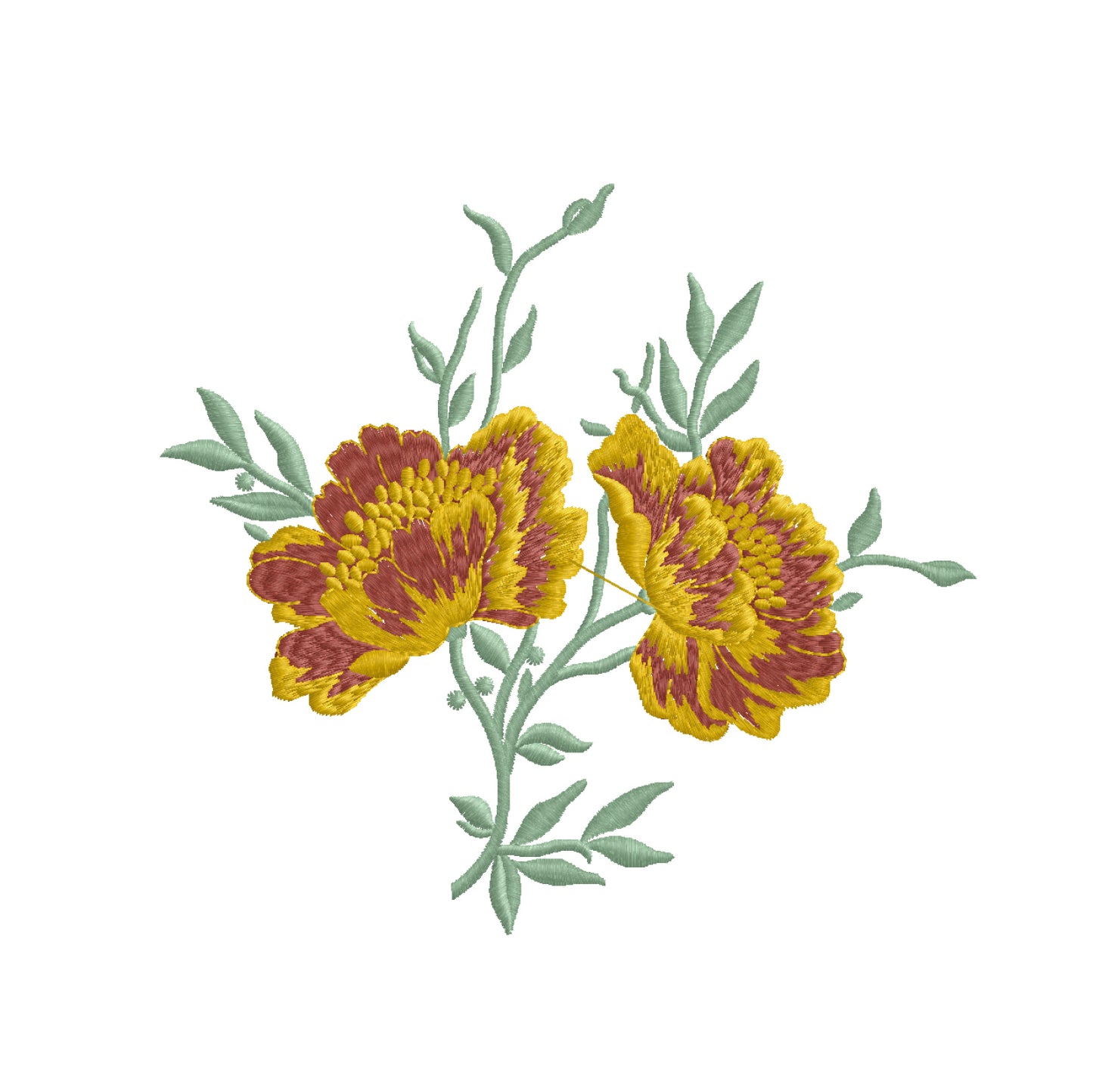 Modern Embroidery Design for Hoop – PES, DST, VP3, HUS | Instant Download Machine Stitch File - 10084