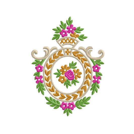 Modern Embroidery Design for Hoop – PES, DST, VP3, HUS | Instant Download Machine Stitch File - 10087