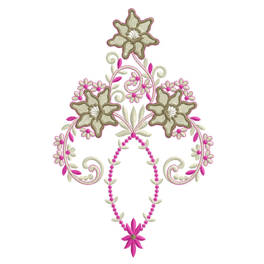 Modern Embroidery Design for Hoop – PES, DST, VP3, HUS | Instant Download Machine Stitch File - 10092