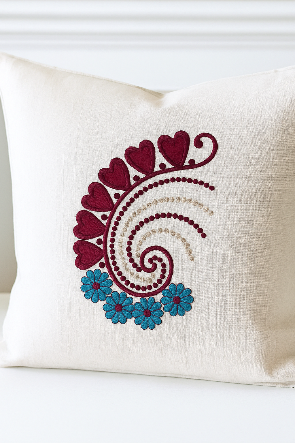Modern Embroidery Design for Hoop – PES, DST, VP3, HUS | Instant Download Machine Stitch File - 10107