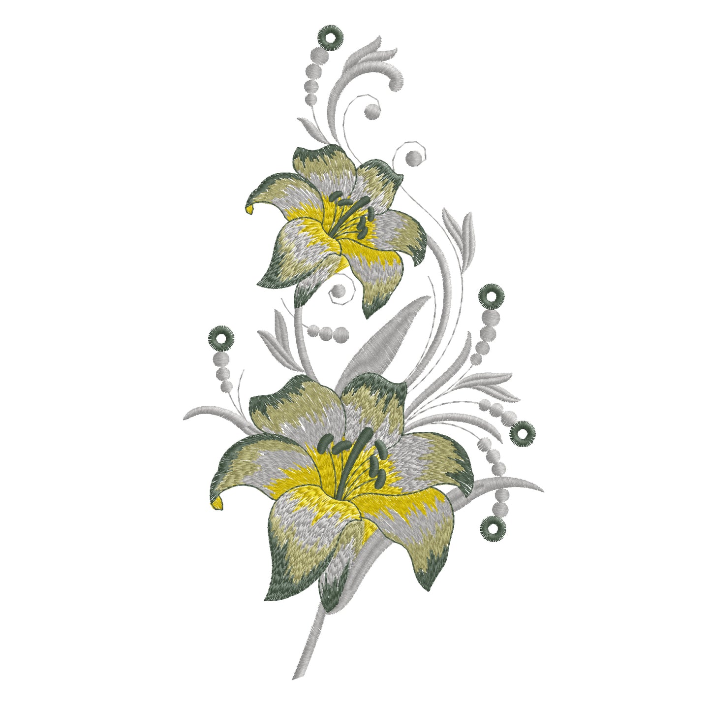 Modern Embroidery Design for Hoop – PES, DST, VP3, HUS | Instant Download Machine Stitch File - 10400