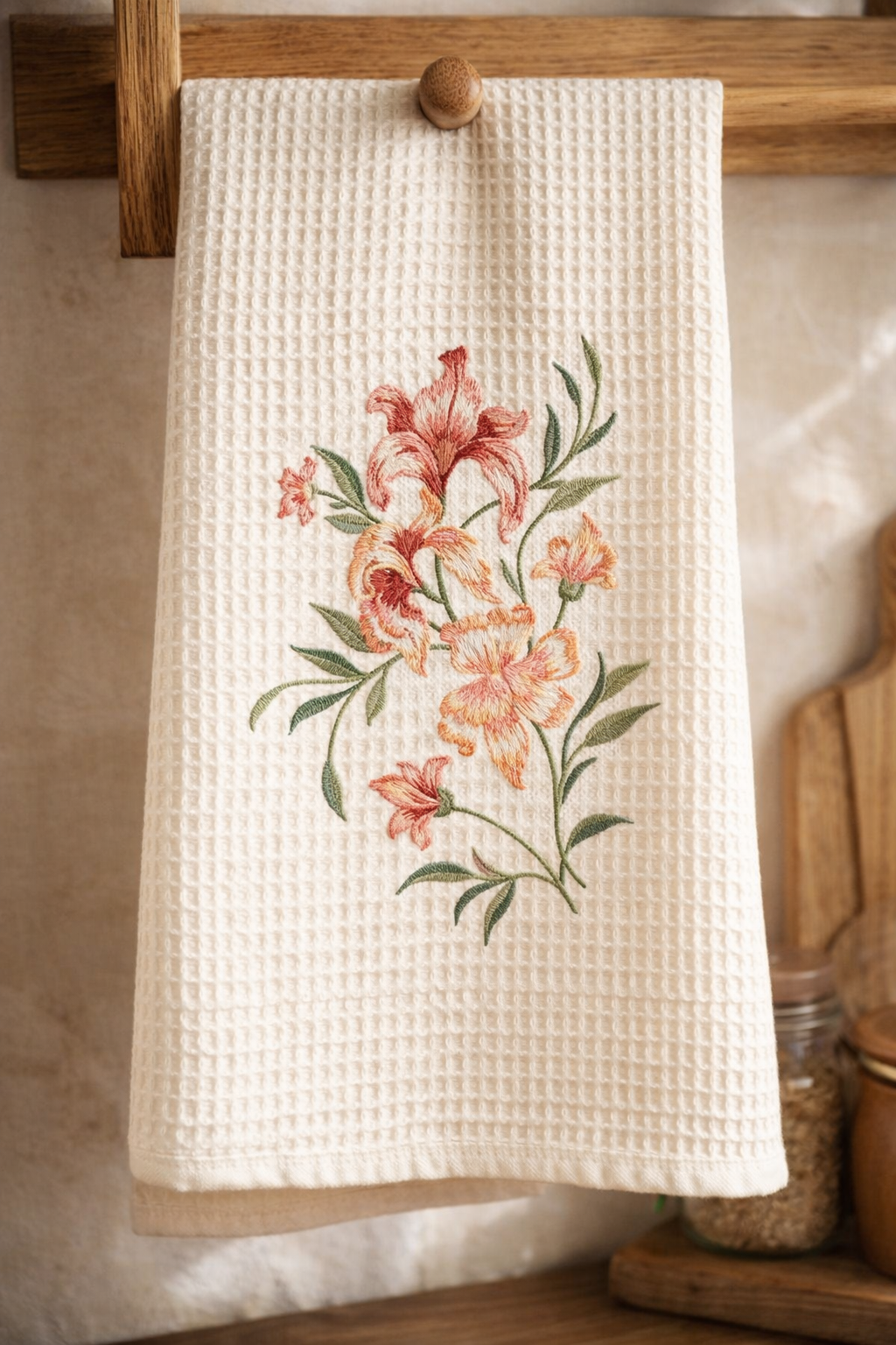 Premium Large Oriental Floral Embroidery Design G32021 | 15.91 x 23.09 cm | Manually Punched | All Formats (DST, PES, JEF) | Stitchesly