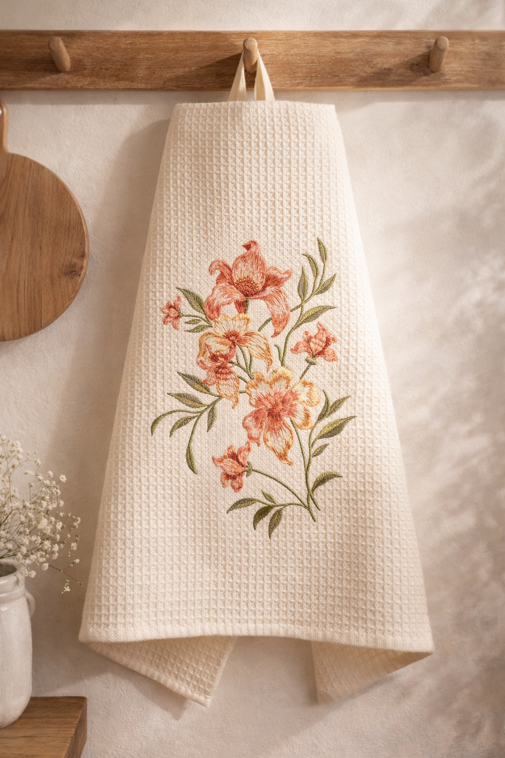 Premium Large Oriental Floral Embroidery Design G32021 | 15.91 x 23.09 cm | Manually Punched | All Formats (DST, PES, JEF) | Stitchesly