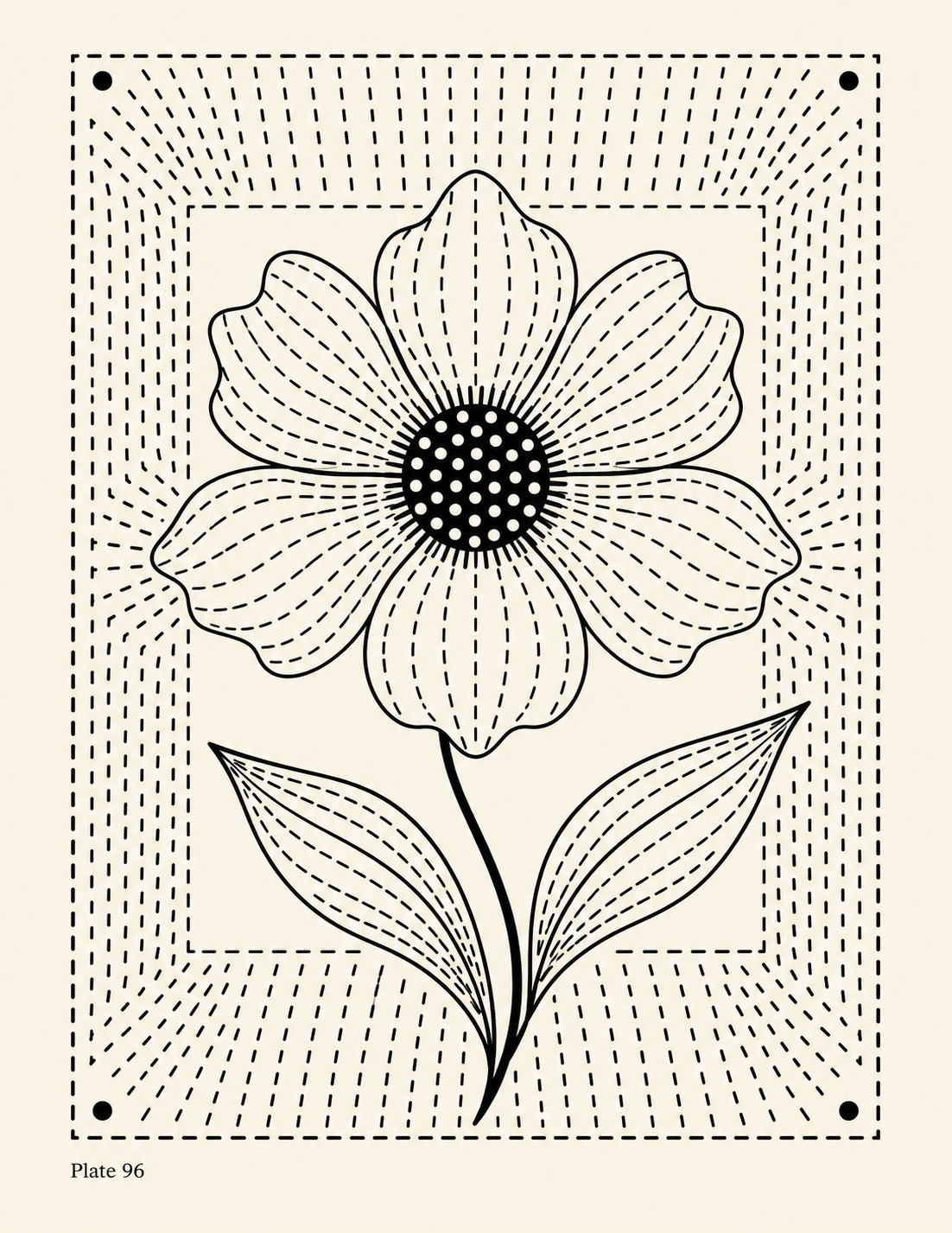 Escandinavo, Sashiko y Northern Minimal Stitch - Libro 1 | Libro digital de diseños de bordado en PDF