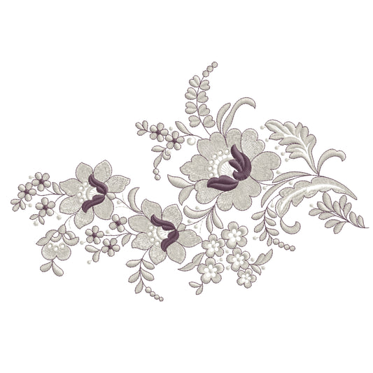 Modern Embroidery Design for Hoop – PES, DST, VP3, HUS | Instant Download Machine Stitch File - G32006
