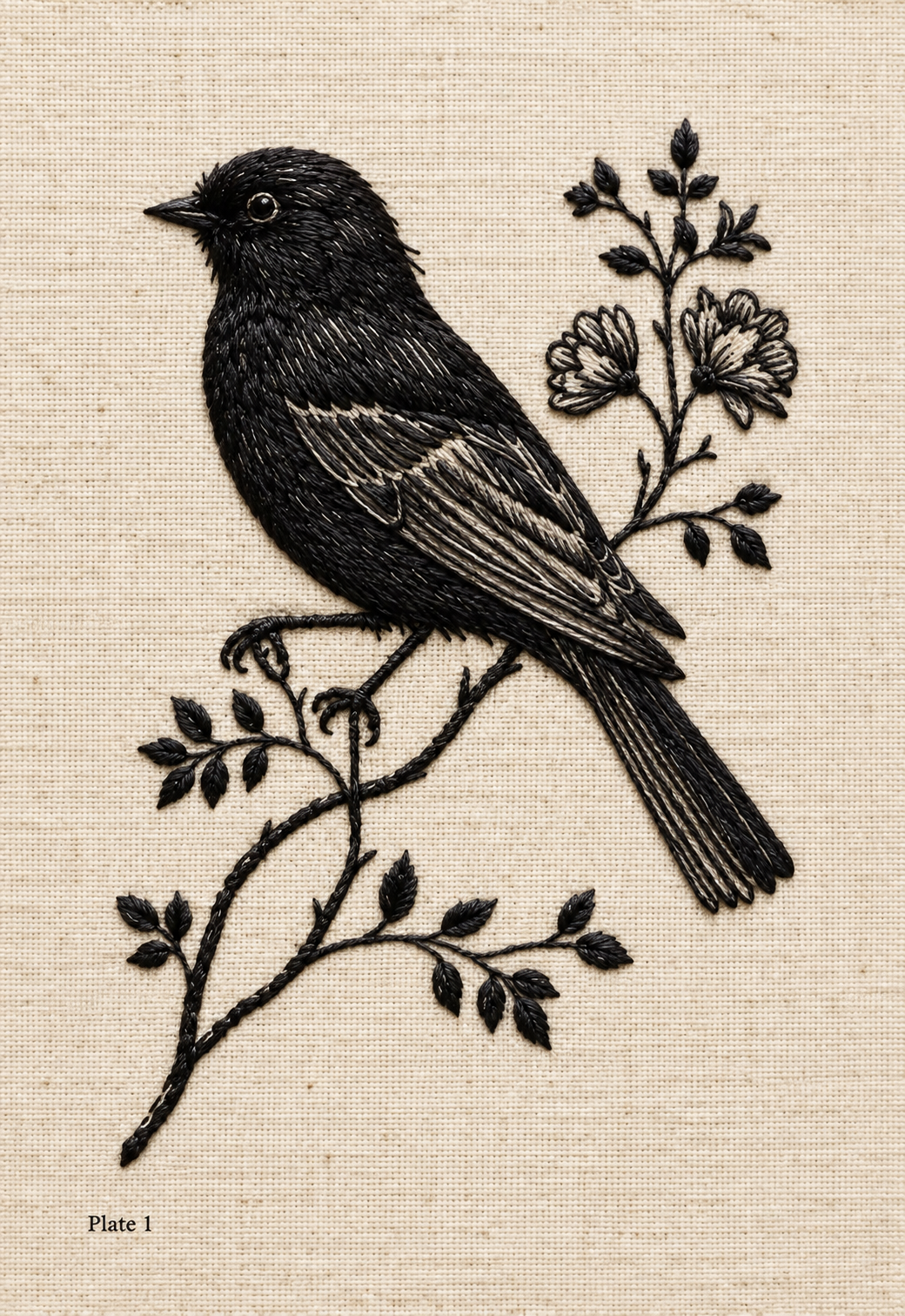 Vogel-Stickerei - Buch 1 | Digitales PDF-Stickdesign-Buch