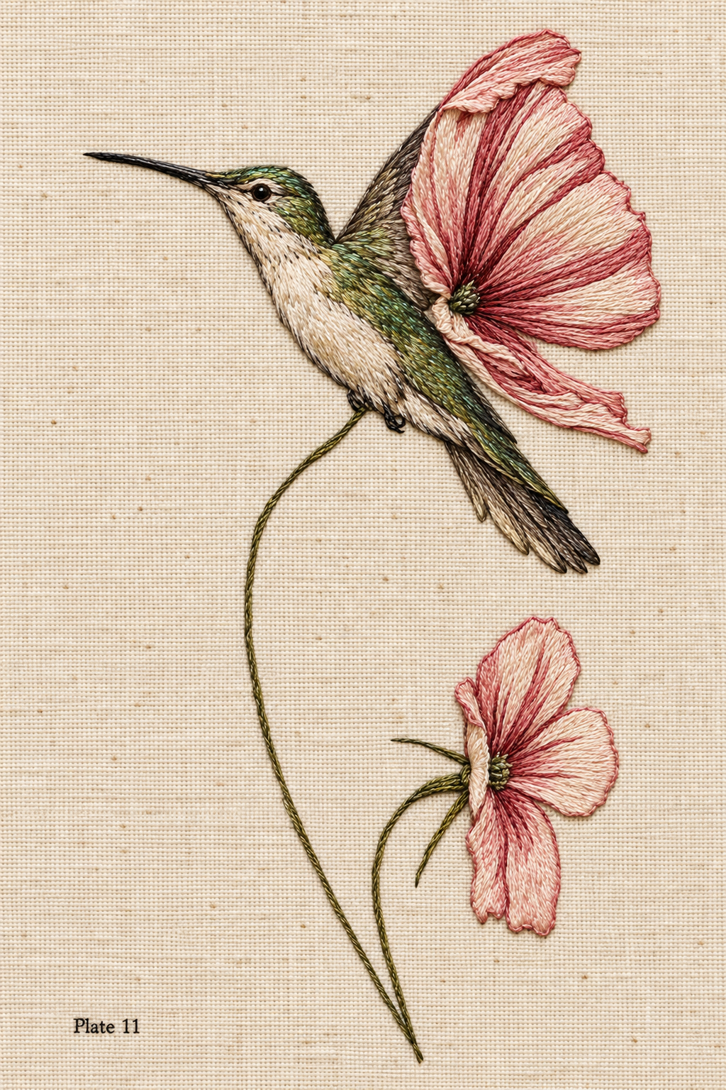 Vogel-Stickerei - Buch 1 | Digitales PDF-Stickdesign-Buch