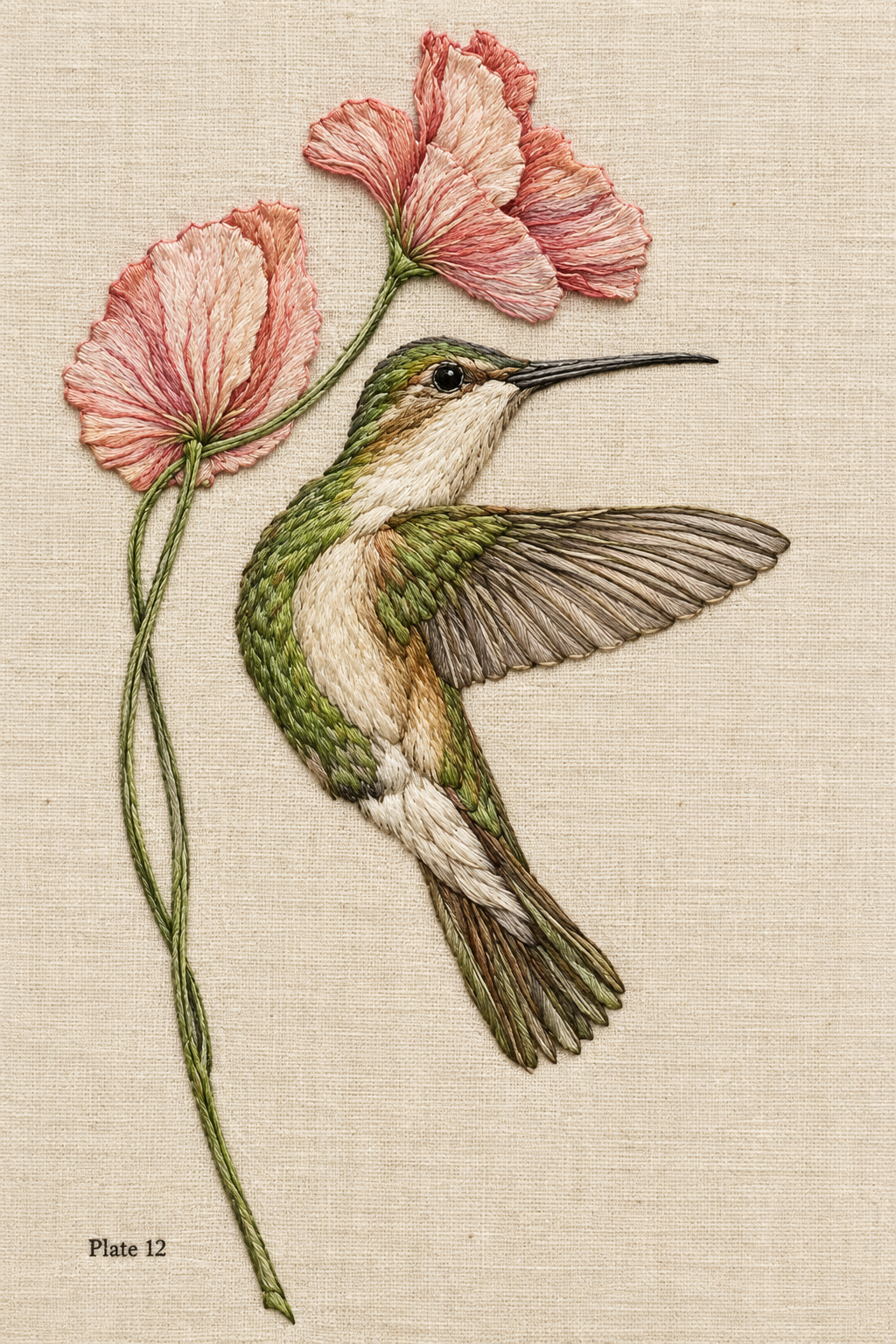 Vogel-Stickerei - Buch 1 | Digitales PDF-Stickdesign-Buch